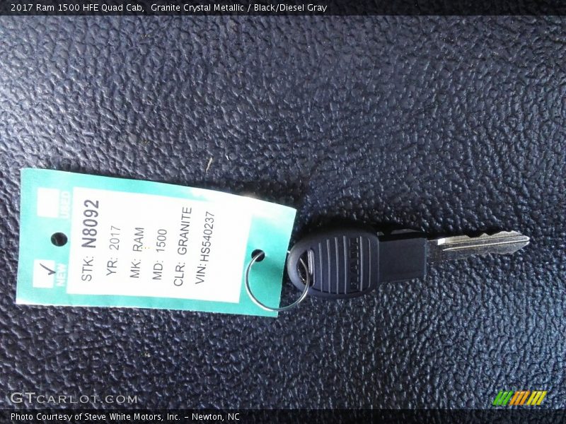 Keys of 2017 1500 HFE Quad Cab