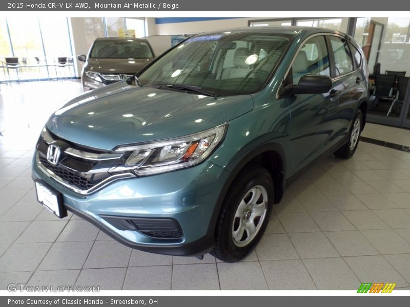 Mountain Air Metallic / Beige 2015 Honda CR-V LX AWD