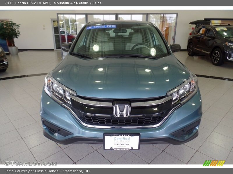 Mountain Air Metallic / Beige 2015 Honda CR-V LX AWD