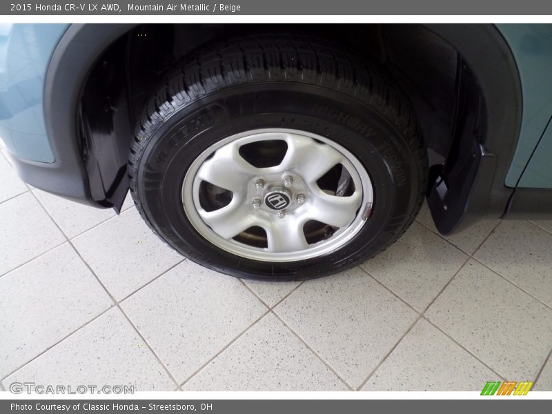 Mountain Air Metallic / Beige 2015 Honda CR-V LX AWD