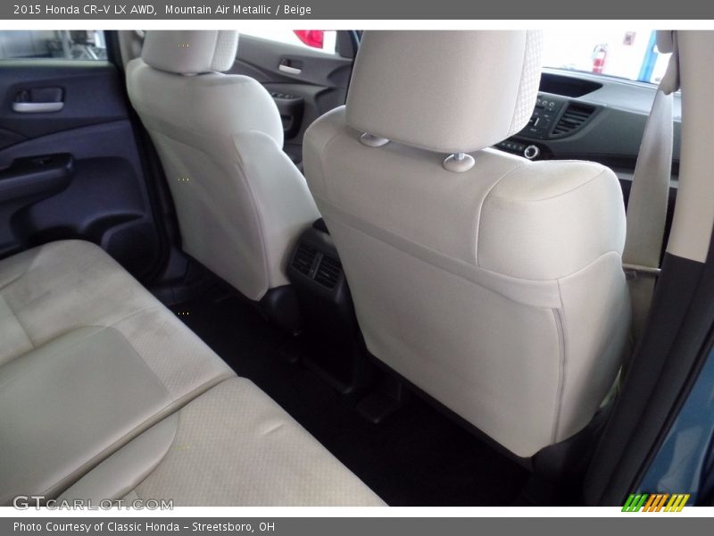 Mountain Air Metallic / Beige 2015 Honda CR-V LX AWD
