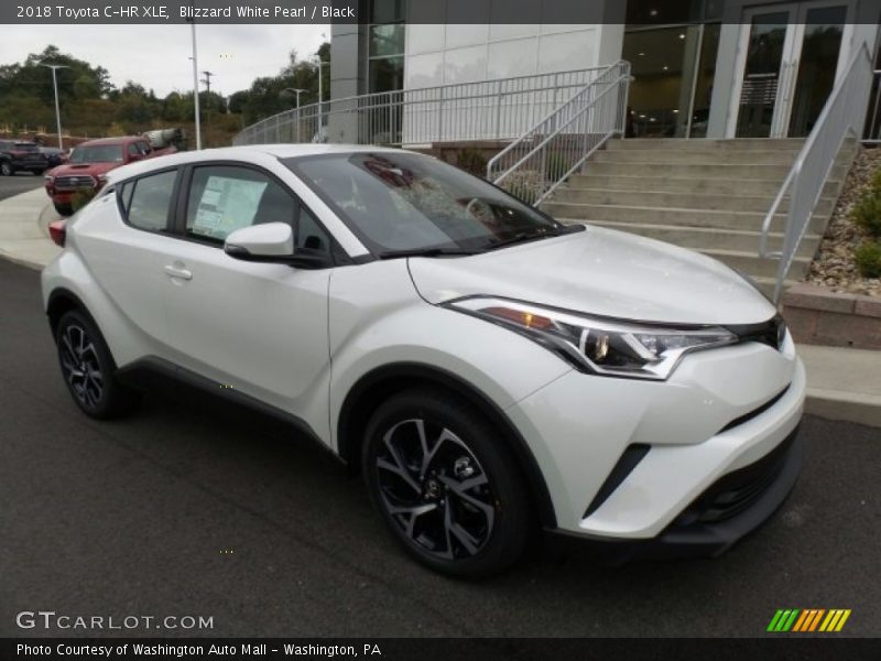 Blizzard White Pearl / Black 2018 Toyota C-HR XLE