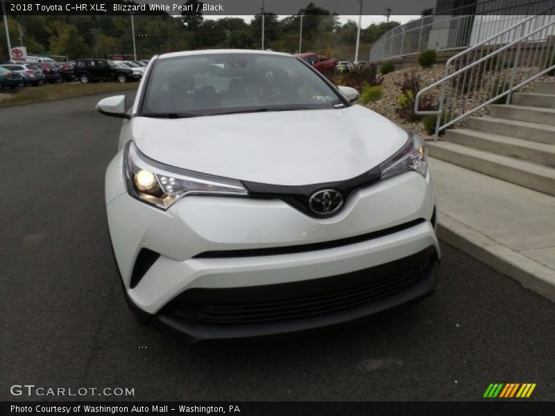Blizzard White Pearl / Black 2018 Toyota C-HR XLE