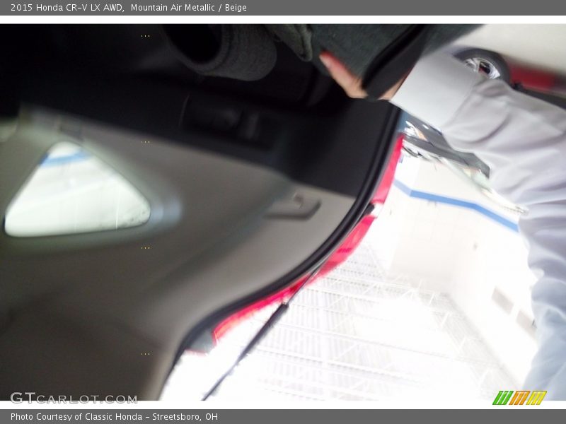 Mountain Air Metallic / Beige 2015 Honda CR-V LX AWD