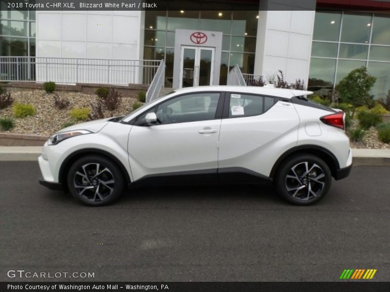 Blizzard White Pearl / Black 2018 Toyota C-HR XLE