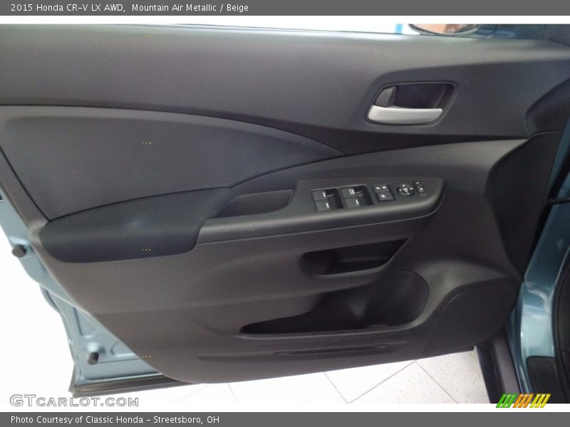 Mountain Air Metallic / Beige 2015 Honda CR-V LX AWD