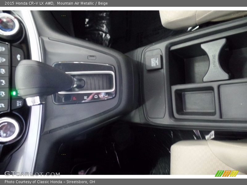 Mountain Air Metallic / Beige 2015 Honda CR-V LX AWD