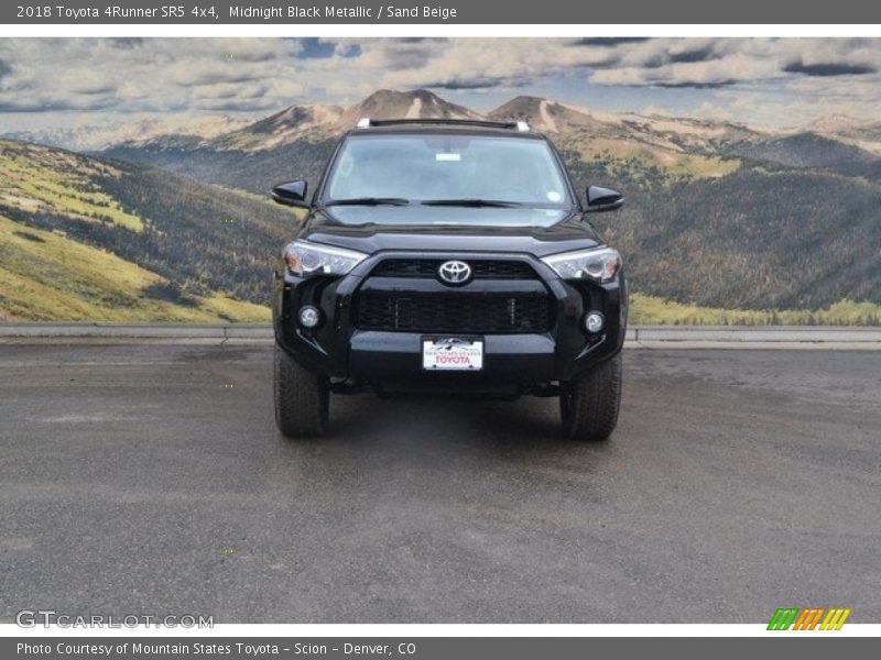 Midnight Black Metallic / Sand Beige 2018 Toyota 4Runner SR5 4x4