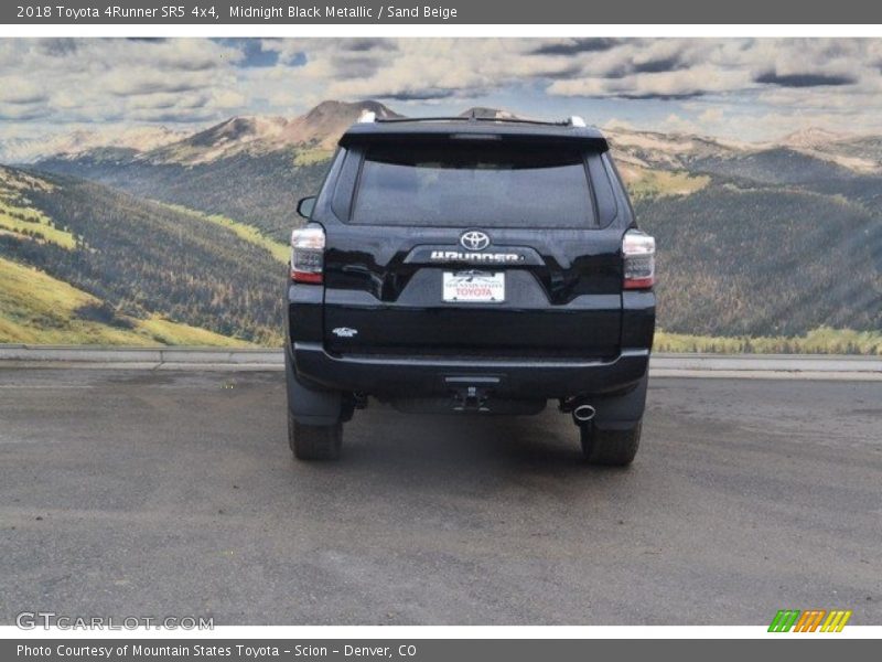 Midnight Black Metallic / Sand Beige 2018 Toyota 4Runner SR5 4x4