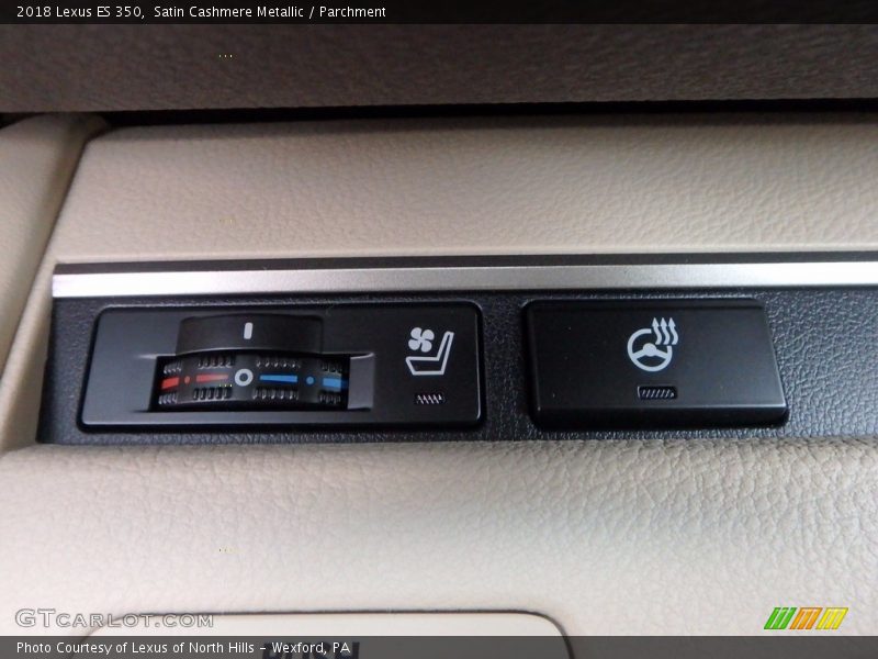 Controls of 2018 ES 350