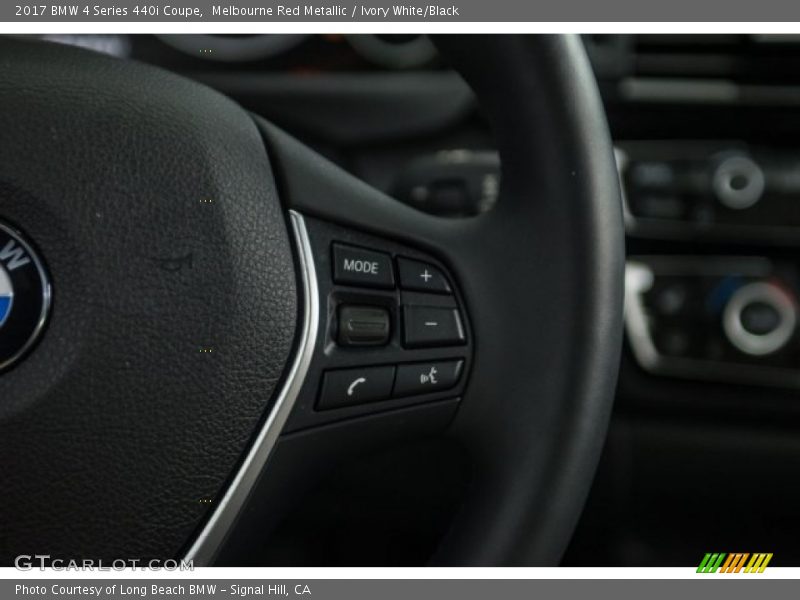 Melbourne Red Metallic / Ivory White/Black 2017 BMW 4 Series 440i Coupe