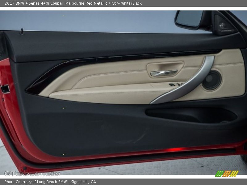 Melbourne Red Metallic / Ivory White/Black 2017 BMW 4 Series 440i Coupe