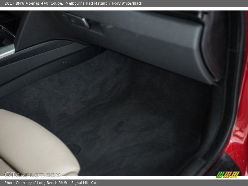 Melbourne Red Metallic / Ivory White/Black 2017 BMW 4 Series 440i Coupe