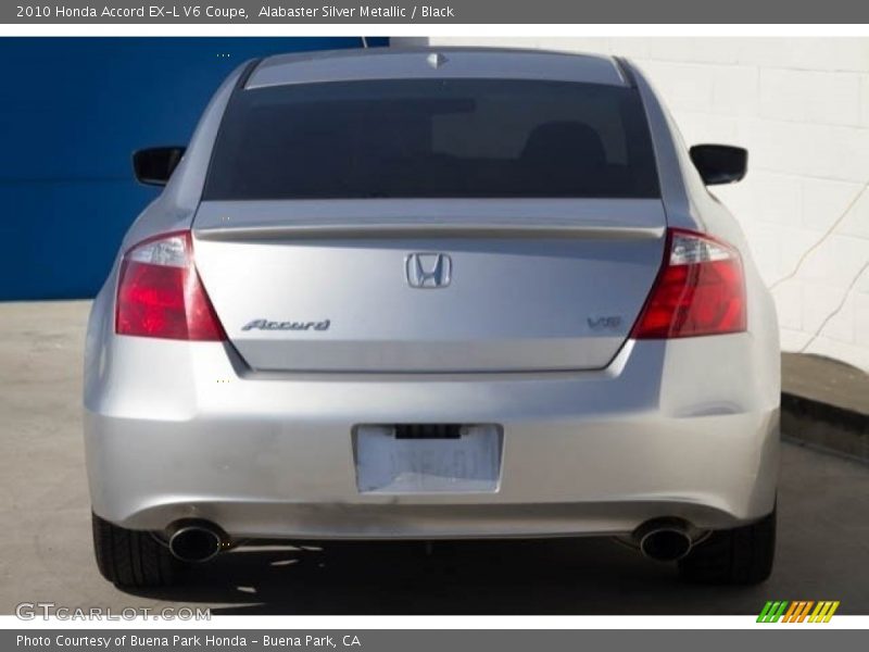 Alabaster Silver Metallic / Black 2010 Honda Accord EX-L V6 Coupe