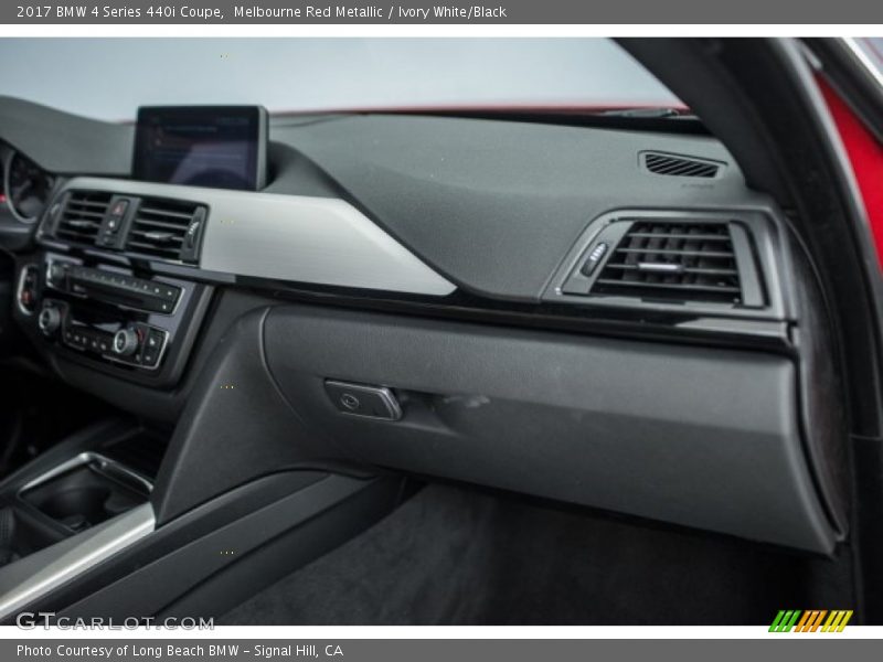 Melbourne Red Metallic / Ivory White/Black 2017 BMW 4 Series 440i Coupe