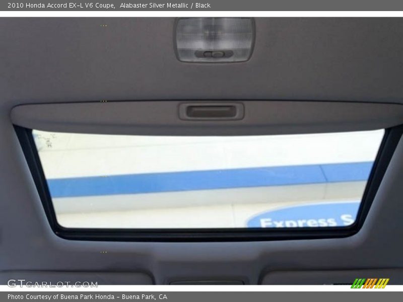 Alabaster Silver Metallic / Black 2010 Honda Accord EX-L V6 Coupe