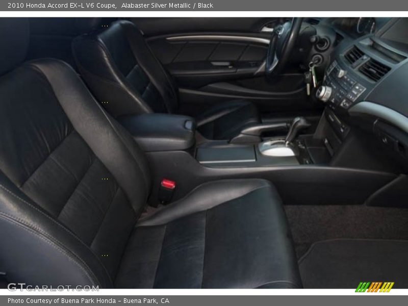 Alabaster Silver Metallic / Black 2010 Honda Accord EX-L V6 Coupe