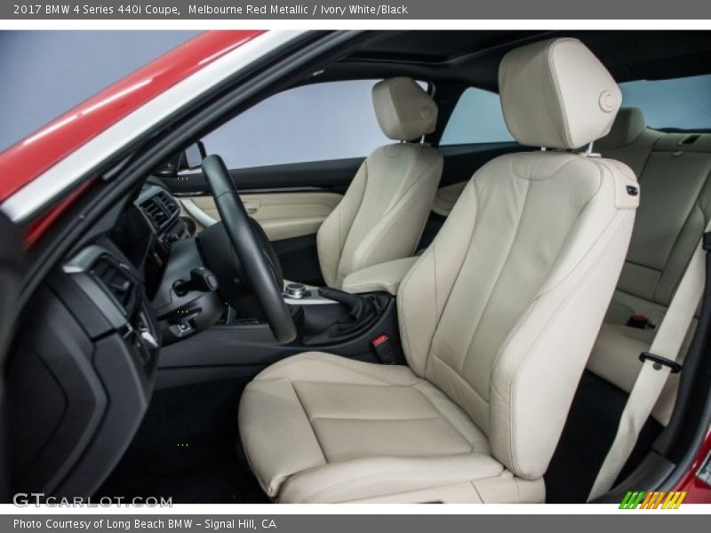 Melbourne Red Metallic / Ivory White/Black 2017 BMW 4 Series 440i Coupe