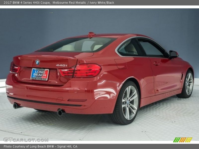 Melbourne Red Metallic / Ivory White/Black 2017 BMW 4 Series 440i Coupe