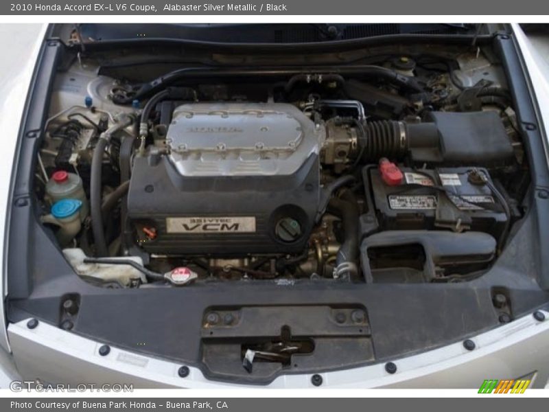 Alabaster Silver Metallic / Black 2010 Honda Accord EX-L V6 Coupe