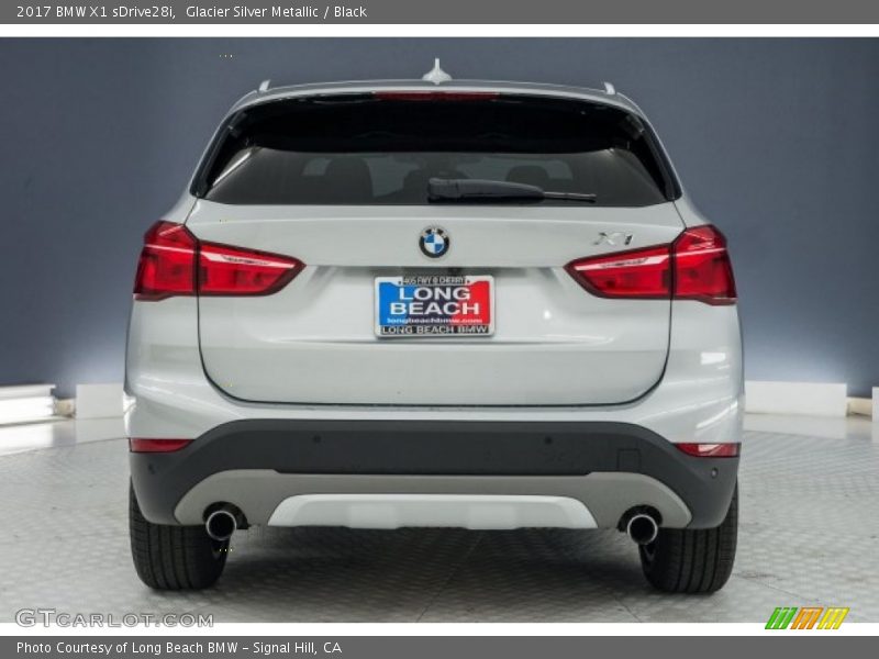 Glacier Silver Metallic / Black 2017 BMW X1 sDrive28i