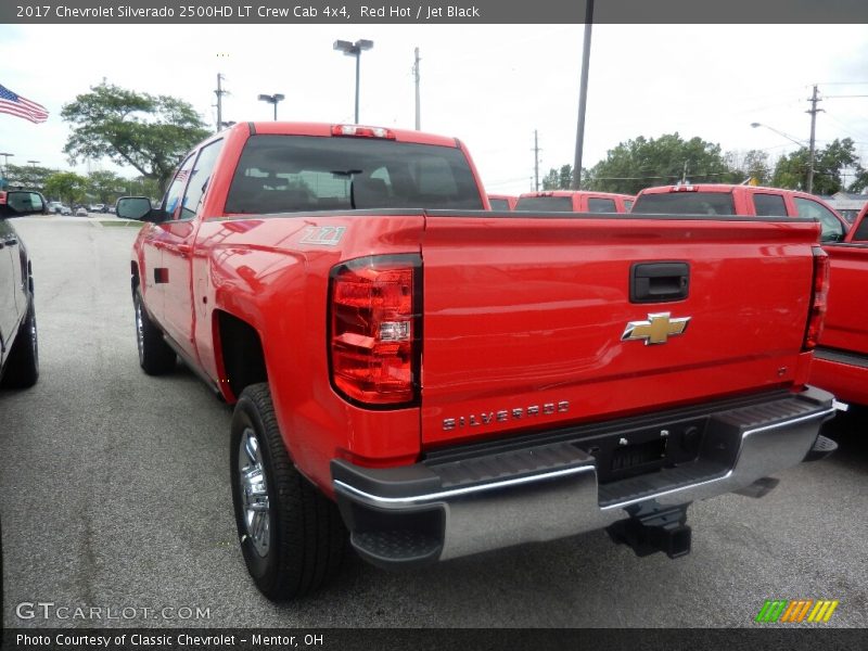 Red Hot / Jet Black 2017 Chevrolet Silverado 2500HD LT Crew Cab 4x4