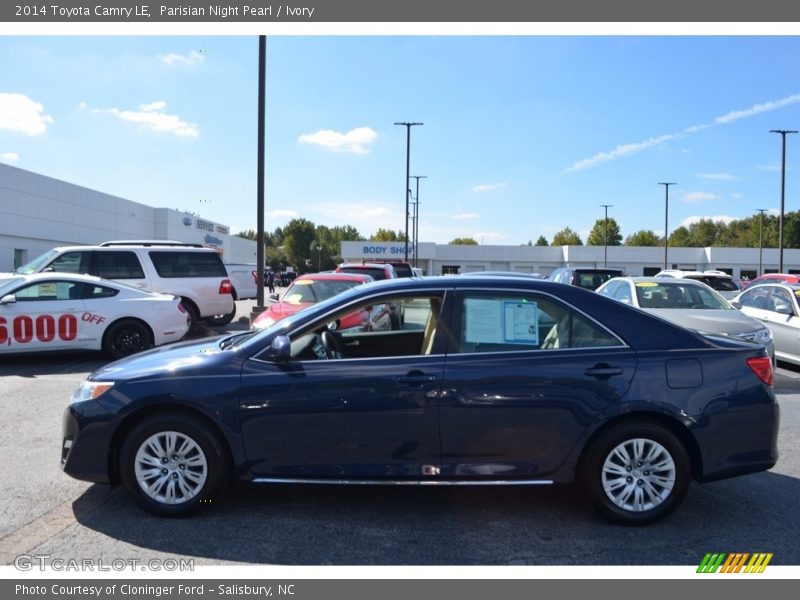 Parisian Night Pearl / Ivory 2014 Toyota Camry LE