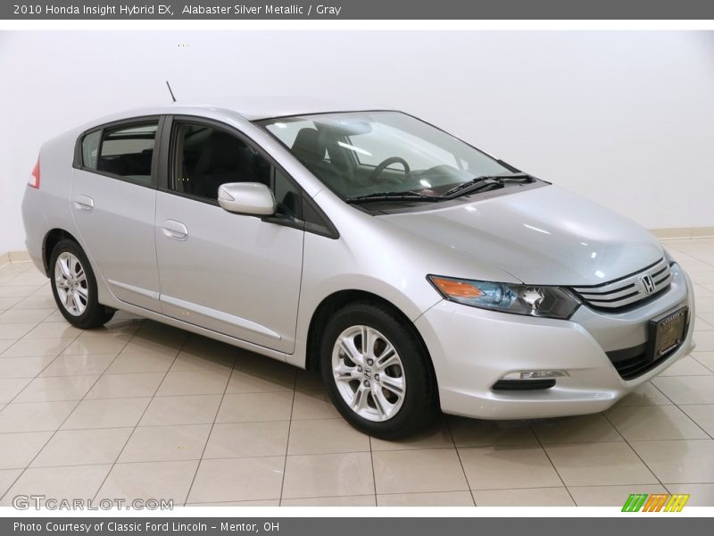 Alabaster Silver Metallic / Gray 2010 Honda Insight Hybrid EX