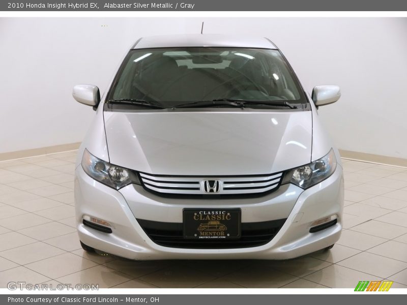 Alabaster Silver Metallic / Gray 2010 Honda Insight Hybrid EX