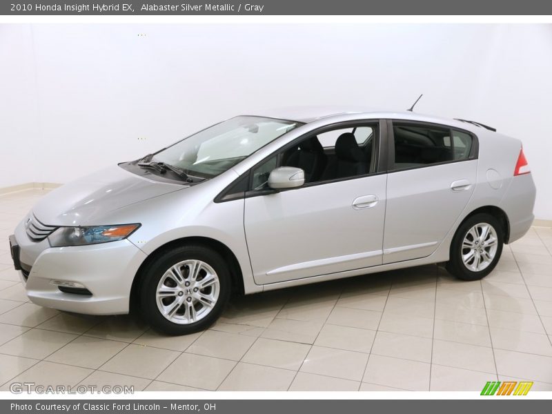 Alabaster Silver Metallic / Gray 2010 Honda Insight Hybrid EX