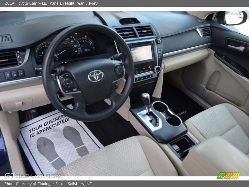 Parisian Night Pearl / Ivory 2014 Toyota Camry LE