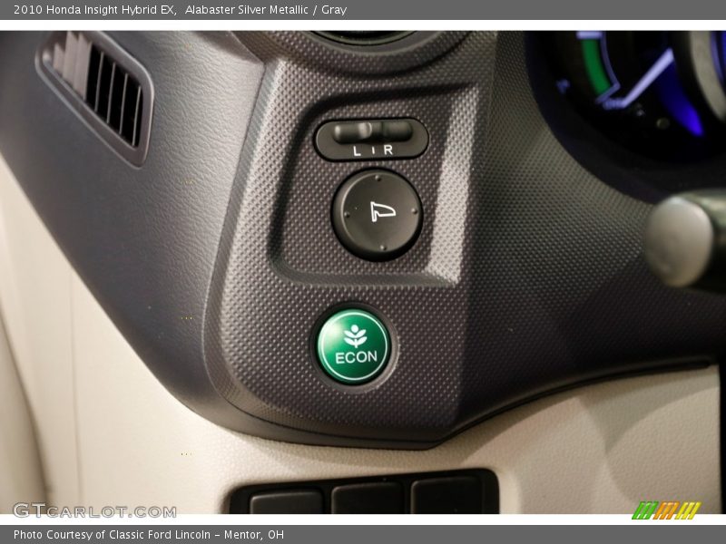Alabaster Silver Metallic / Gray 2010 Honda Insight Hybrid EX