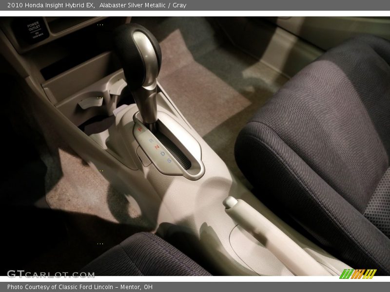 Alabaster Silver Metallic / Gray 2010 Honda Insight Hybrid EX