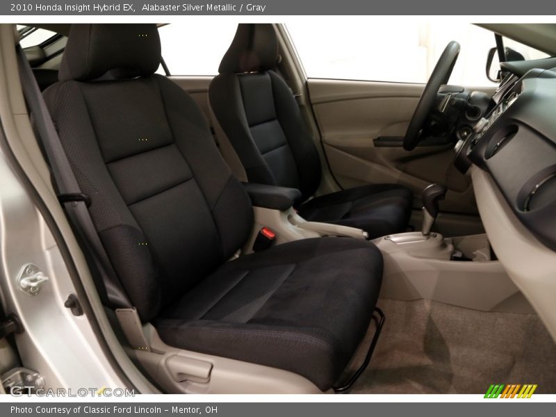 Alabaster Silver Metallic / Gray 2010 Honda Insight Hybrid EX