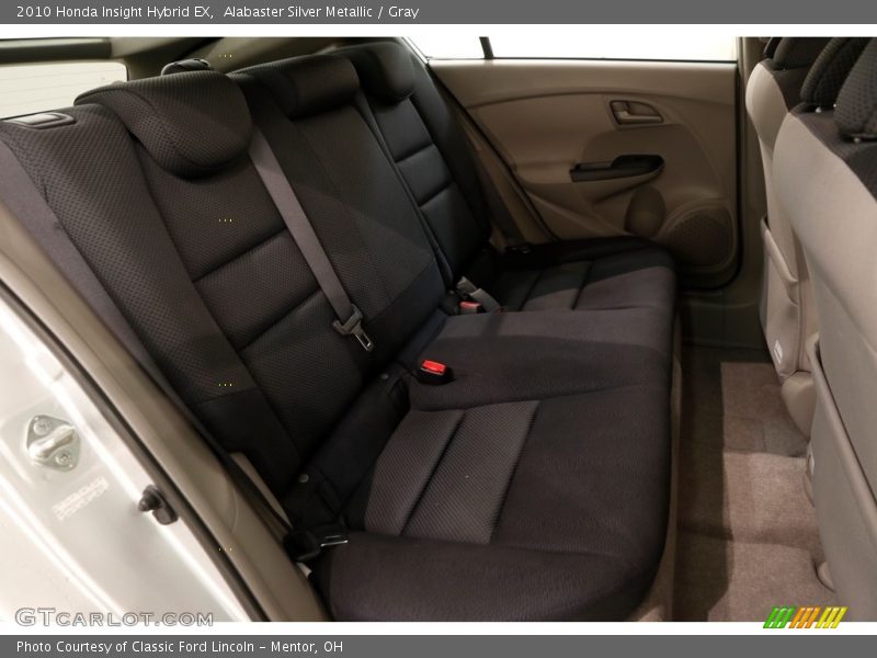 Alabaster Silver Metallic / Gray 2010 Honda Insight Hybrid EX