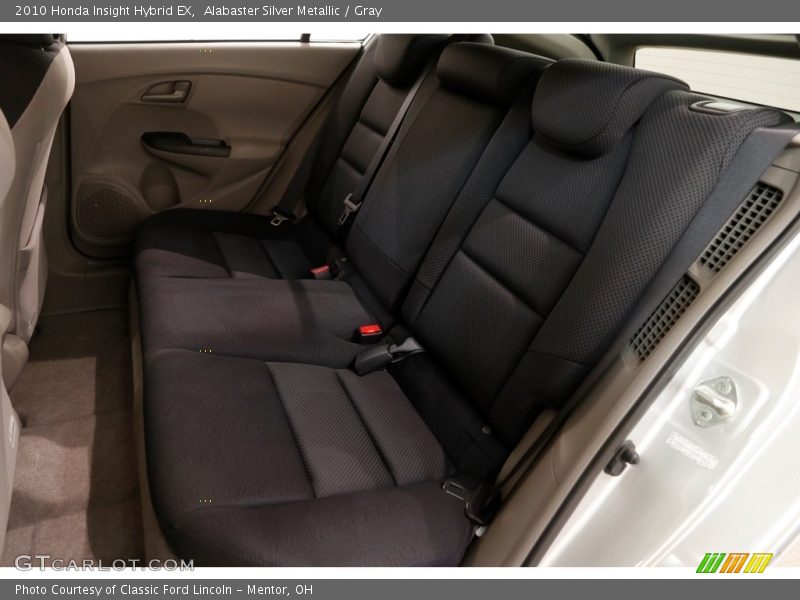 Alabaster Silver Metallic / Gray 2010 Honda Insight Hybrid EX