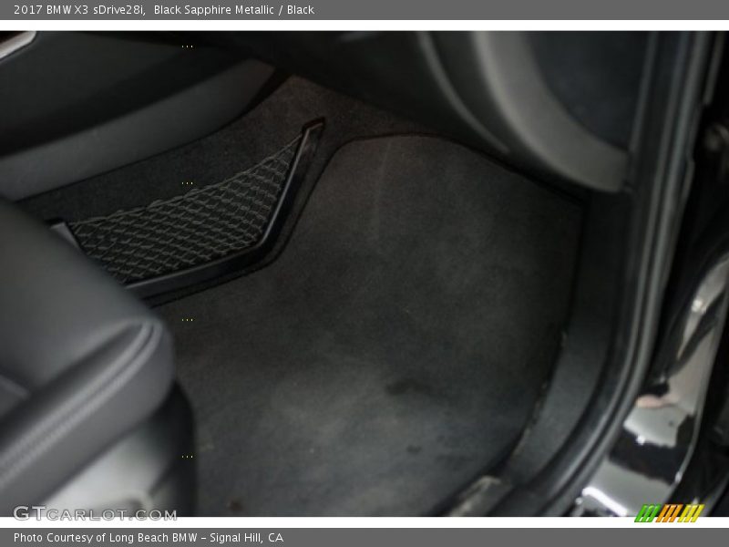Black Sapphire Metallic / Black 2017 BMW X3 sDrive28i