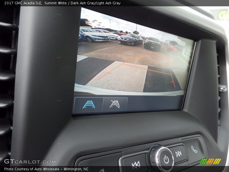 Summit White / Dark Ash Gray/Light Ash Gray 2017 GMC Acadia SLE