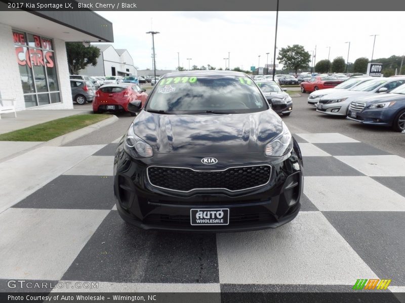 Black Cherry / Black 2017 Kia Sportage LX