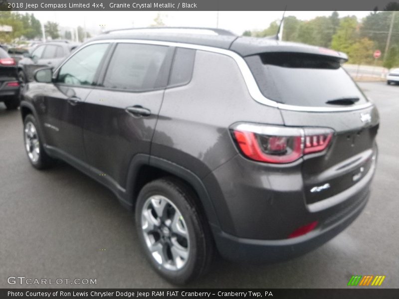 Granite Crystal Metallic / Black 2018 Jeep Compass Limited 4x4