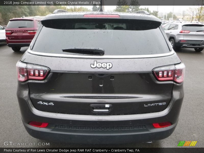 Granite Crystal Metallic / Black 2018 Jeep Compass Limited 4x4