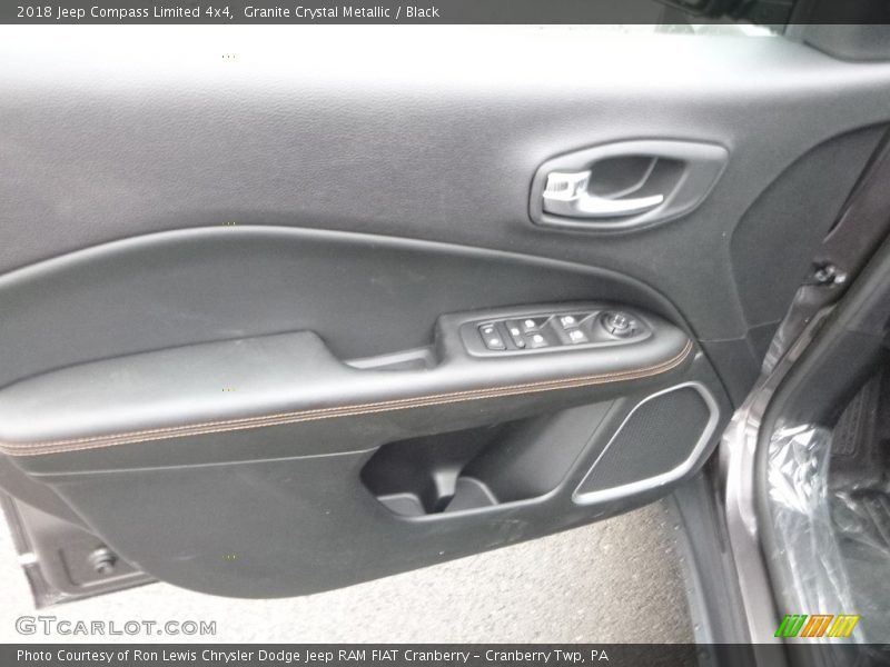 Granite Crystal Metallic / Black 2018 Jeep Compass Limited 4x4