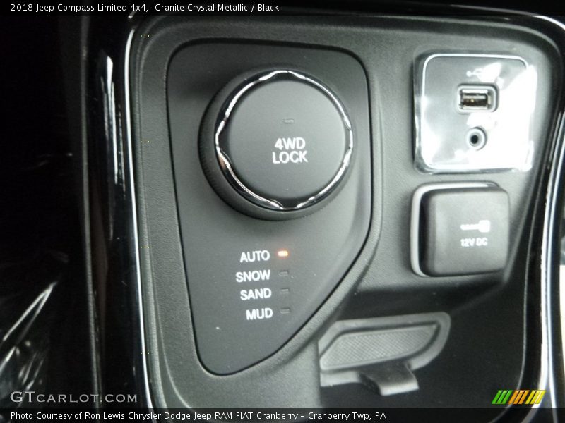 Granite Crystal Metallic / Black 2018 Jeep Compass Limited 4x4