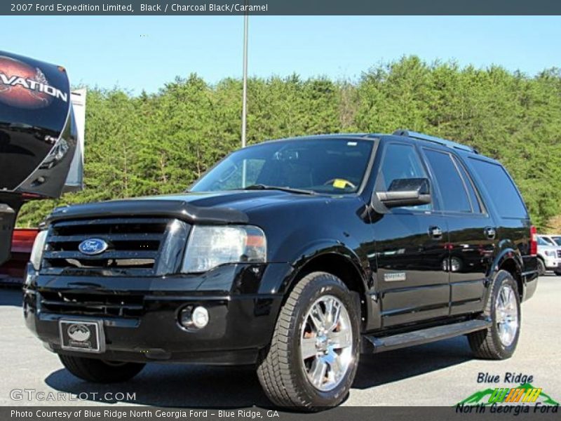 Black / Charcoal Black/Caramel 2007 Ford Expedition Limited