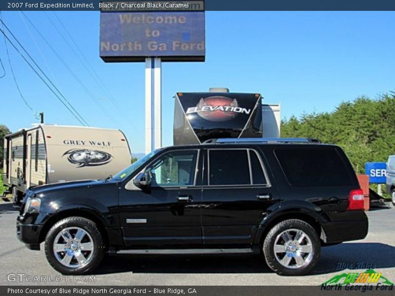 Black / Charcoal Black/Caramel 2007 Ford Expedition Limited
