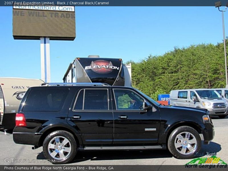 Black / Charcoal Black/Caramel 2007 Ford Expedition Limited