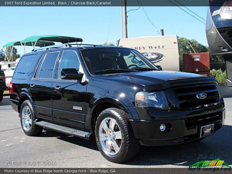Black / Charcoal Black/Caramel 2007 Ford Expedition Limited