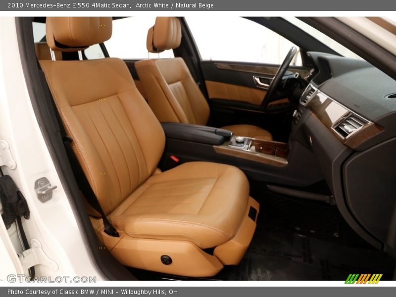 Arctic White / Natural Beige 2010 Mercedes-Benz E 550 4Matic Sedan