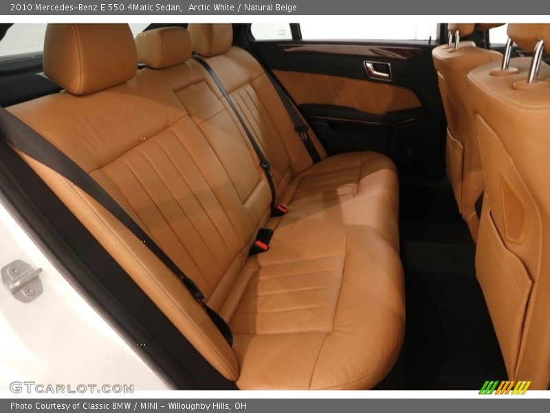 Arctic White / Natural Beige 2010 Mercedes-Benz E 550 4Matic Sedan