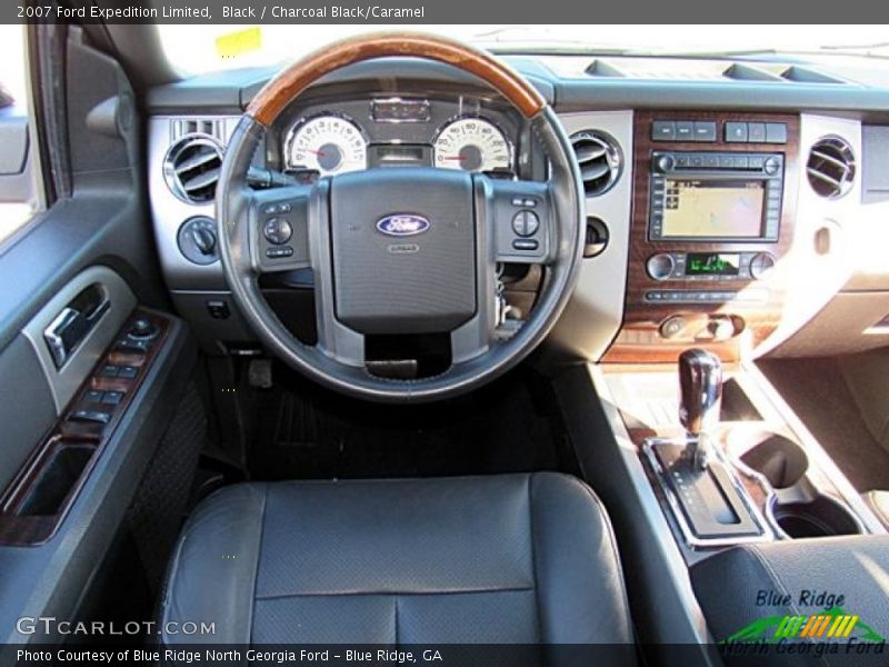 Black / Charcoal Black/Caramel 2007 Ford Expedition Limited